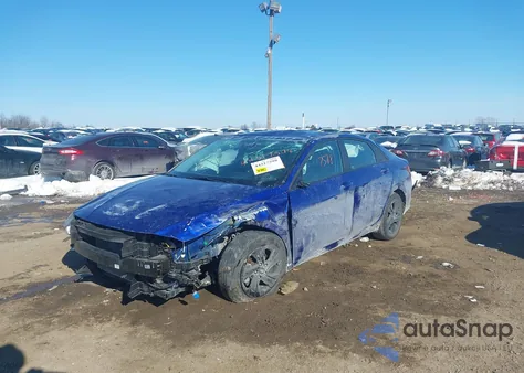 2023 Hyundai Elantra Sel z USA, uszkodzony, nr VIN KMHLM4AGXPU470409